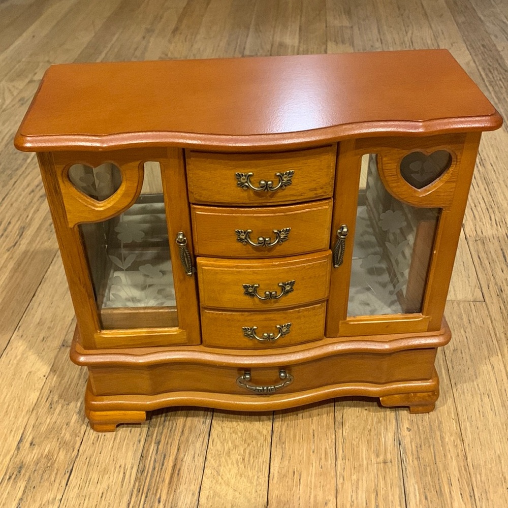 Wooden Jewelry Cabinet